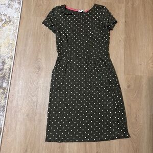 Boden Olive Green Dress Size 6 regular